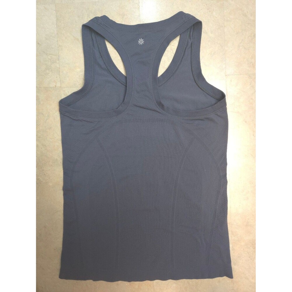 Athleta Navy Swiftly Seamless Racerback Shaping Tank